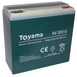Akumulator żelowy Toyama EV203G do pojazdów elektrycznych