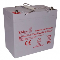 Akumulator żelowy KM Battery NPG 60 12V 60Ah prawdziwy ŻEL !