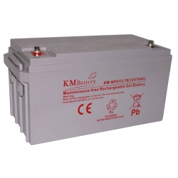 Akumulator żelowy KM Battery NPG 70 12V 70Ah prawdziwy ŻEL !