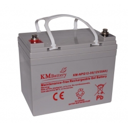 Akumulator żelowy KM Battery NPG 35 12V 35Ah prawdziwy ŻEL !
