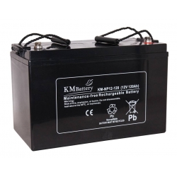 Akumulator żelowy KM Battery NP 120 Ah 12V AGM