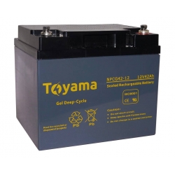 Akumulator żelowy Toyama NPCG 42 12V 42 Ah GEL Deep Cycle