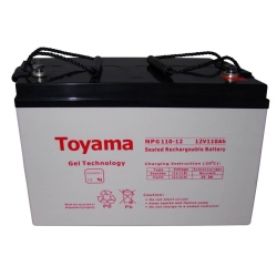 Akumulator żelowy Toyama NPG 110 12V 110Ah prawdziwy ŻEL