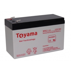 Akumulator żelowy Toyama NPG 7 12V 7Ah GEL prawdziwy żel