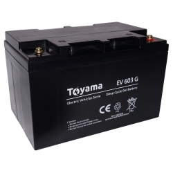 Akumulator żelowy Toyama EV 603G  62 Ah do pojazdów elektrycznych!