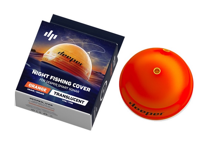 Deeper Night Fishing Cover orange – Compatible with Smart Sonars 
