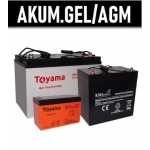 Akumulatory kwasowe żelowe AGM